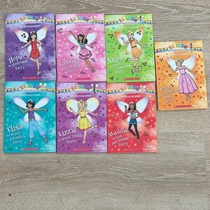 Rainbow Magic Princess Fairies Books 1–7 Complete Set – Daisy Meadows – GUC